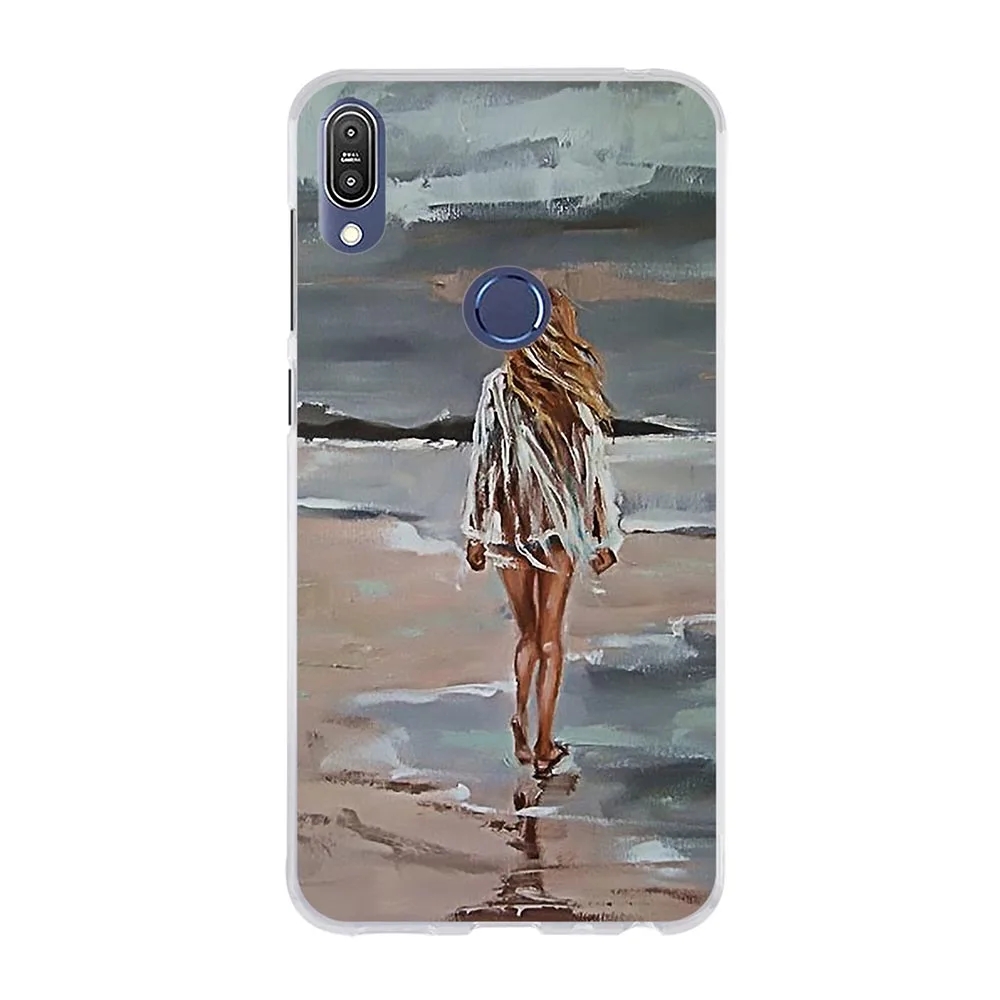 

Silicone Case For ASUS Zenfone Max Pro M1 ZB601KL ZB602KL Case Cute Cartoon Girl TPU Case for Max Pro M1 Cover
