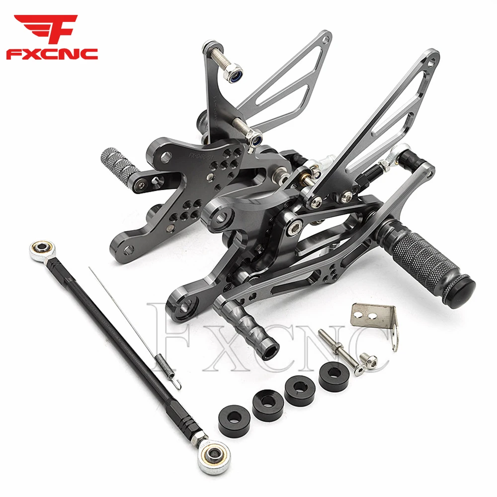 Подножки для мотоцикла YAMAHA YZF R6 1999 2002 Регулируемые Алюминиевые