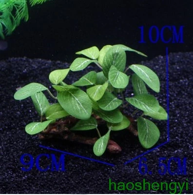 Искусственное растение для украшения аквариума шелковые листья | Дом и сад
