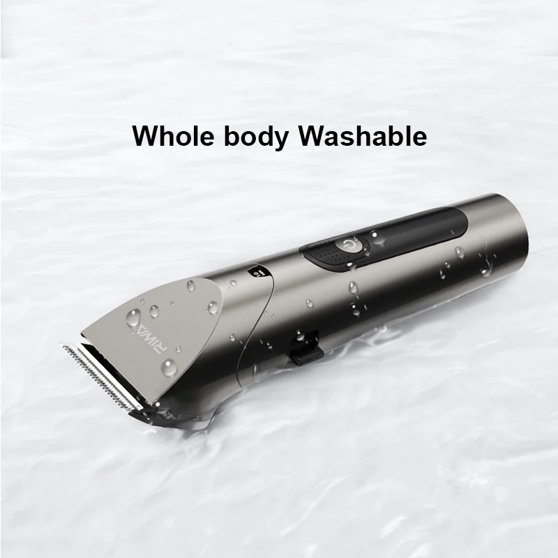 Профессиональная машинка для стрижки волос RIWA с литиевой батареей и лезвиями из