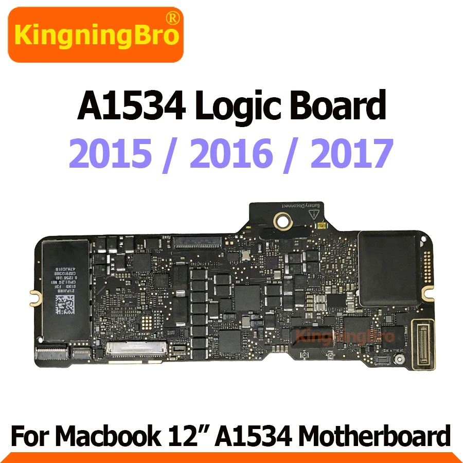 Оригинальная материнская плата для Macbook Retina 12 дюймов логическая A1534 256 ГБ 512 820-00045-A