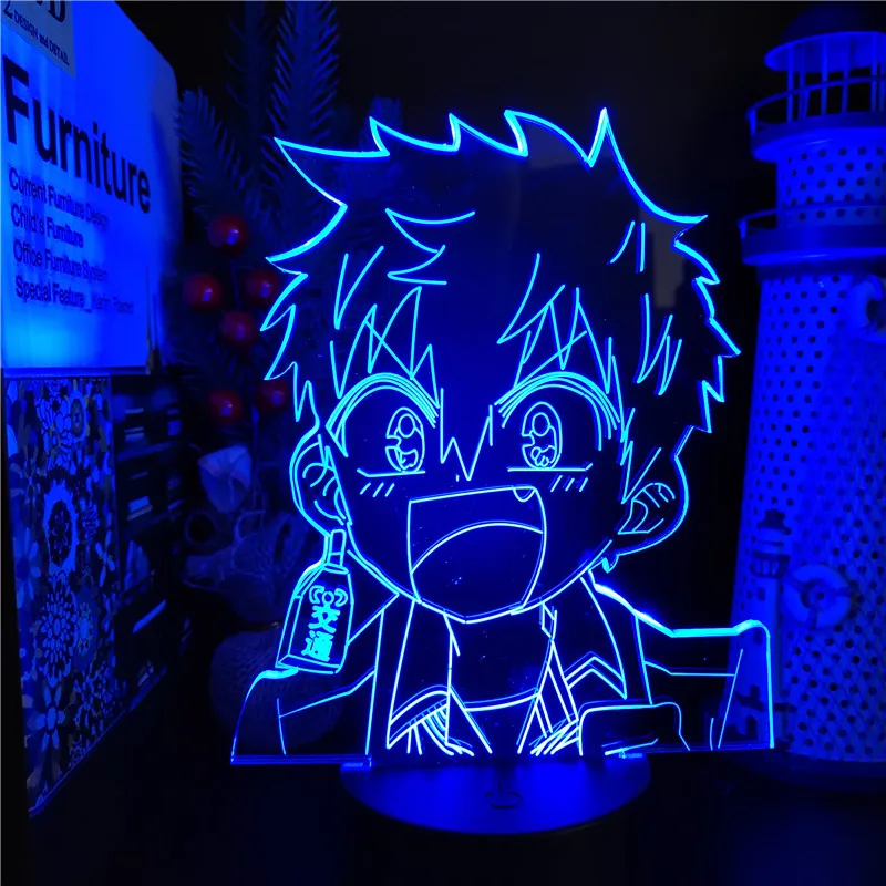 

Toilet Bound Hanako Kun Minamoto Kou 3D Illusion Lamp Acrylic Led Night Light for Kids Bedroom Decor Nightlight Anime Desk Lamp