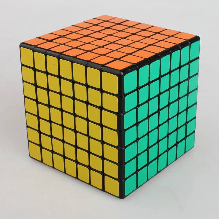 Holy hand-cubo de la s&eacute;ptima Orden, cubo cuadrado de 7x7x7, cubo de la s&eacute;ptima orden con pegatina de fondo negro-2