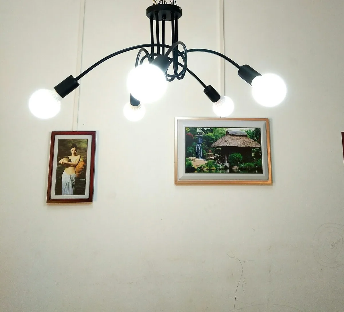 Винтажная светодиодная Люстра для помещений американский потолочный светильник