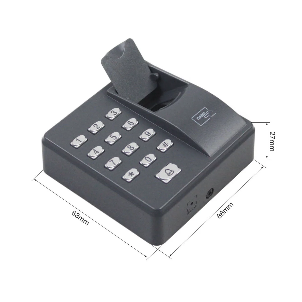 DIYSECUR Biometric Fingerprint Access Control Machine Digital Electric RFID Reader Code Password Keypad System for Door Lock |