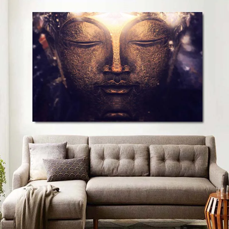 Картина на холсте настенные картины современный большой плакат коричневого