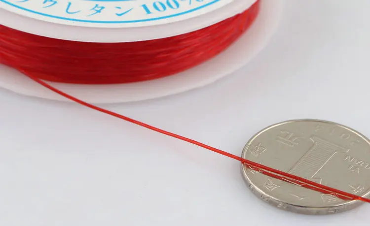 5 м/лот 0,8 мм Прозрачный Красочный Эластичный прозрачный шнур DIY браслет и ожерелье ювелирные изделия Бисероплетение/нить
