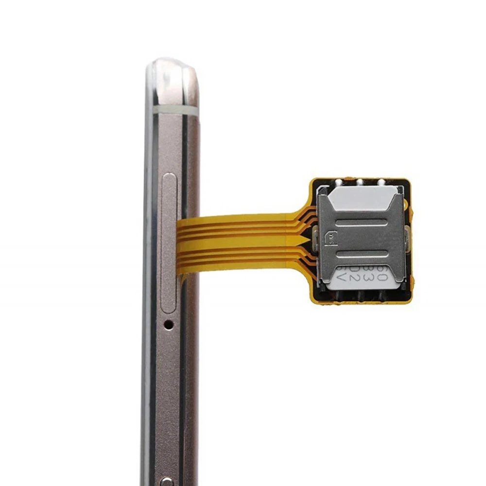 Двойной адаптер для MicroSD Micro SIM карты гибридный двойной Android удлинитель 2 микро