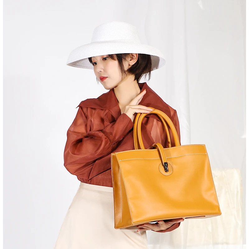 Роскошные дамские сумочки Модные Офисные Сумки из натуральной кожи для женщин