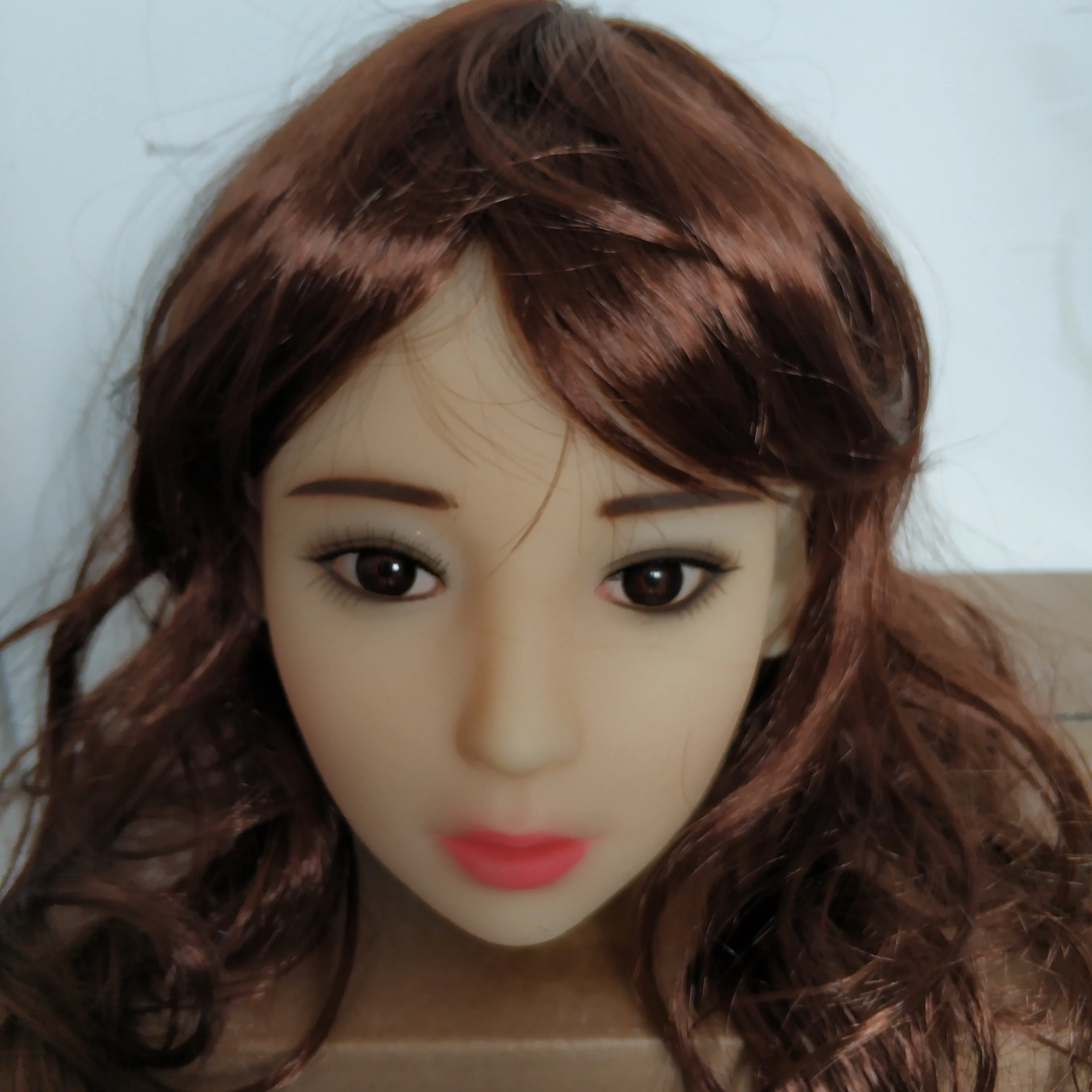 Силиконовая 3D кукла 19*18 см аксессуары для мужской мастурбации оральная глубина 12