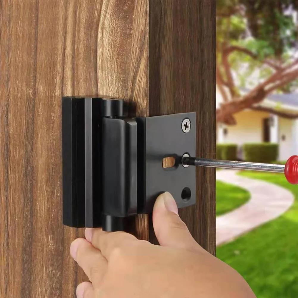 Aluminium Alloy U Door Reinforcement Lock Defender Security Stopper Home Child Proof | Обустройство дома