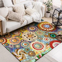 colorful bohemian ethnic style 3d carpet kitchen living room bedroom parlor sofa home bedside carpet soft floor mat decorative