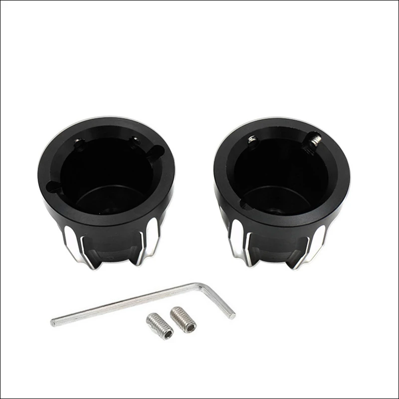 1 Pair Front Axle Nut Cover Bolt For Harley Touring Softail Road King FLTR FLHT FLHRC Electra Tr Glide Sportster | Автомобили и