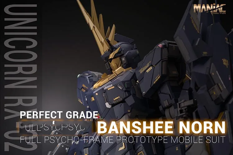Сборный комплект Maniac Studio GK для PG 1/60 RX-02 Единорог Banshee модель Norn мобильный костюм