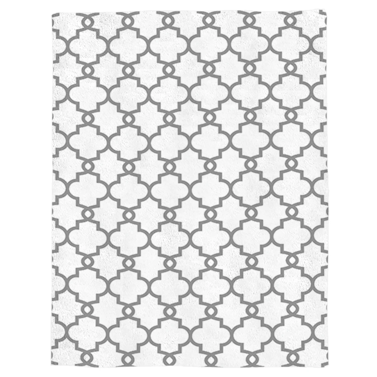 Марокканский белый и черный узор Печатный сон одеяло мягкие удобные бархатные