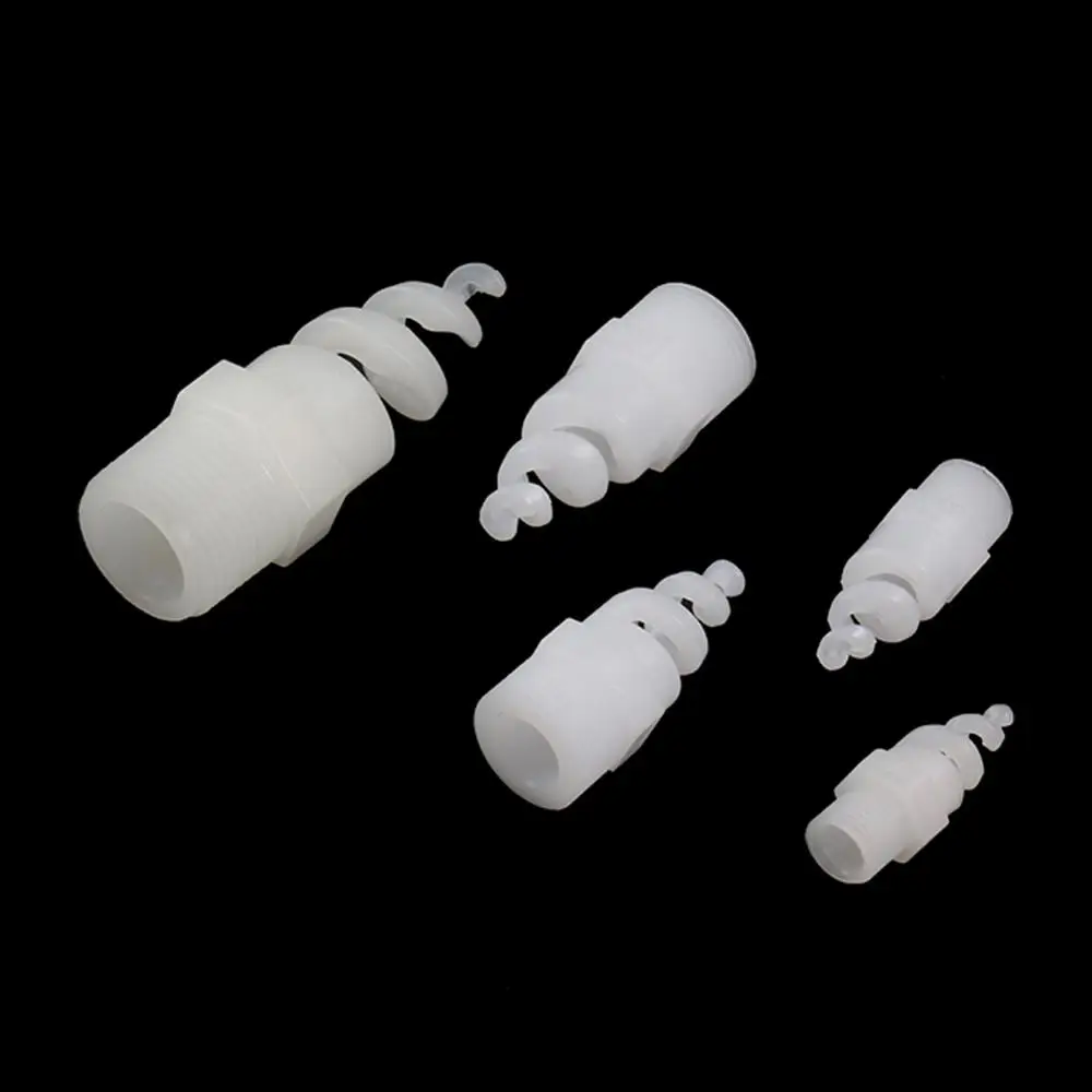 

6 Pcs 1/4" 3/8" 1/2" 3/4" 1" Male Thread Plastic Spray head Atomizating Sprinkler Nozzles Turbine Whirljet Hollow cone nozzles