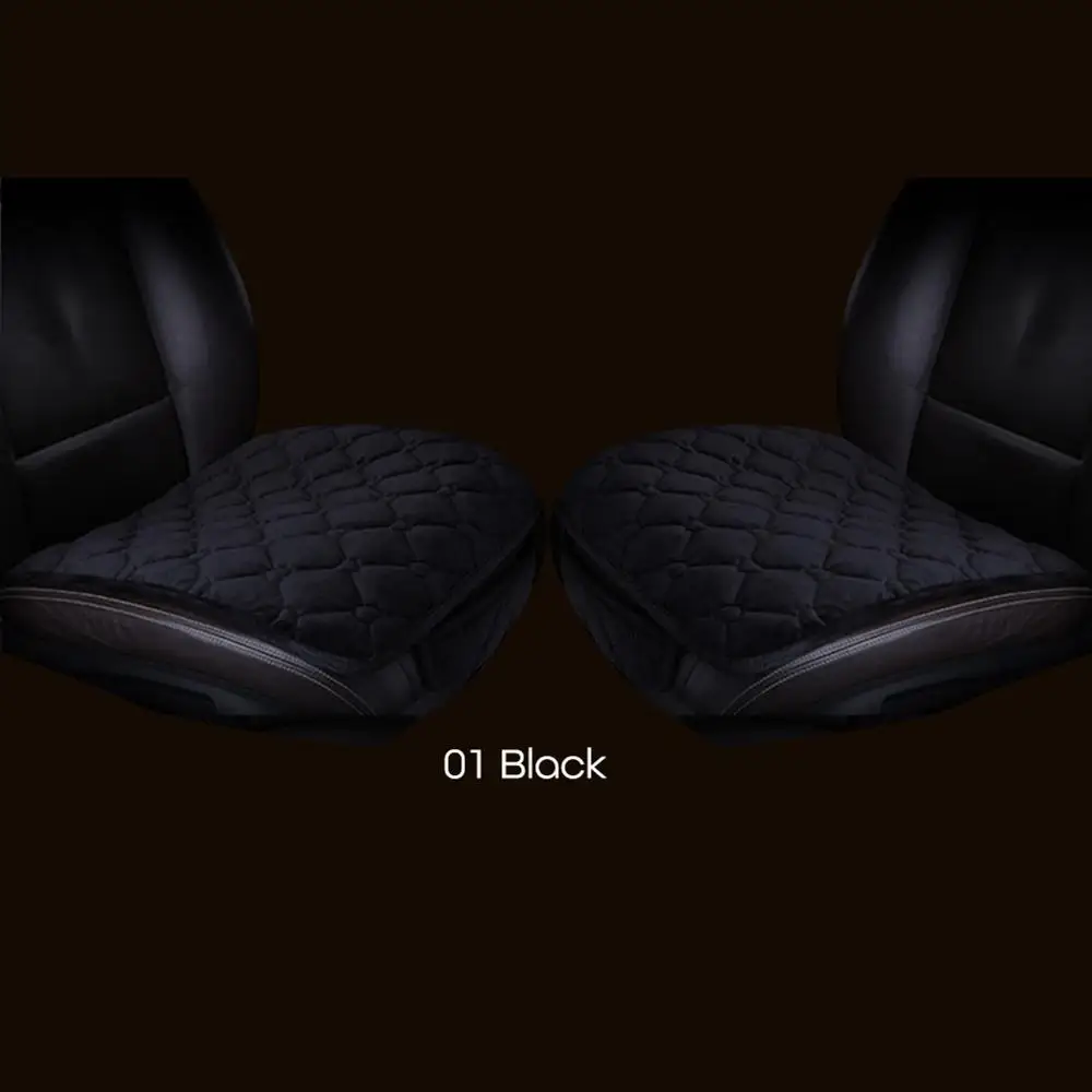 Чехлы для автомобильных сидений бархатные подушки зимние теплые Универсальные