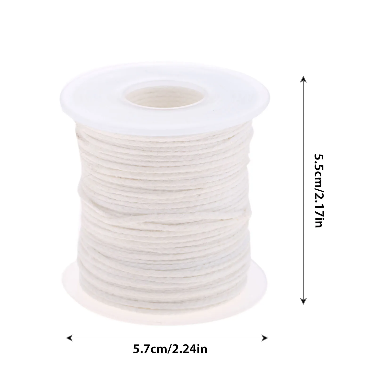 1 шт. 61 м хлопковая оплетка фитиль сердечник катушки non-дыма DIY масляные лампы