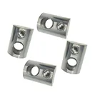 1005020 шт. полукруглые эластичные Т-образные Пружинные гайки M3 M4 M5 M6 M8 для 2020 3030 4040 454 алюминиевых профильных пазов