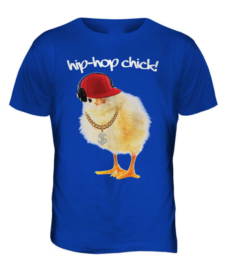 Hip Hop Chick Mens Funny T-Shirt Dnb Drum N Bass Rap Rapper T Shirt Tee Harajuku |
