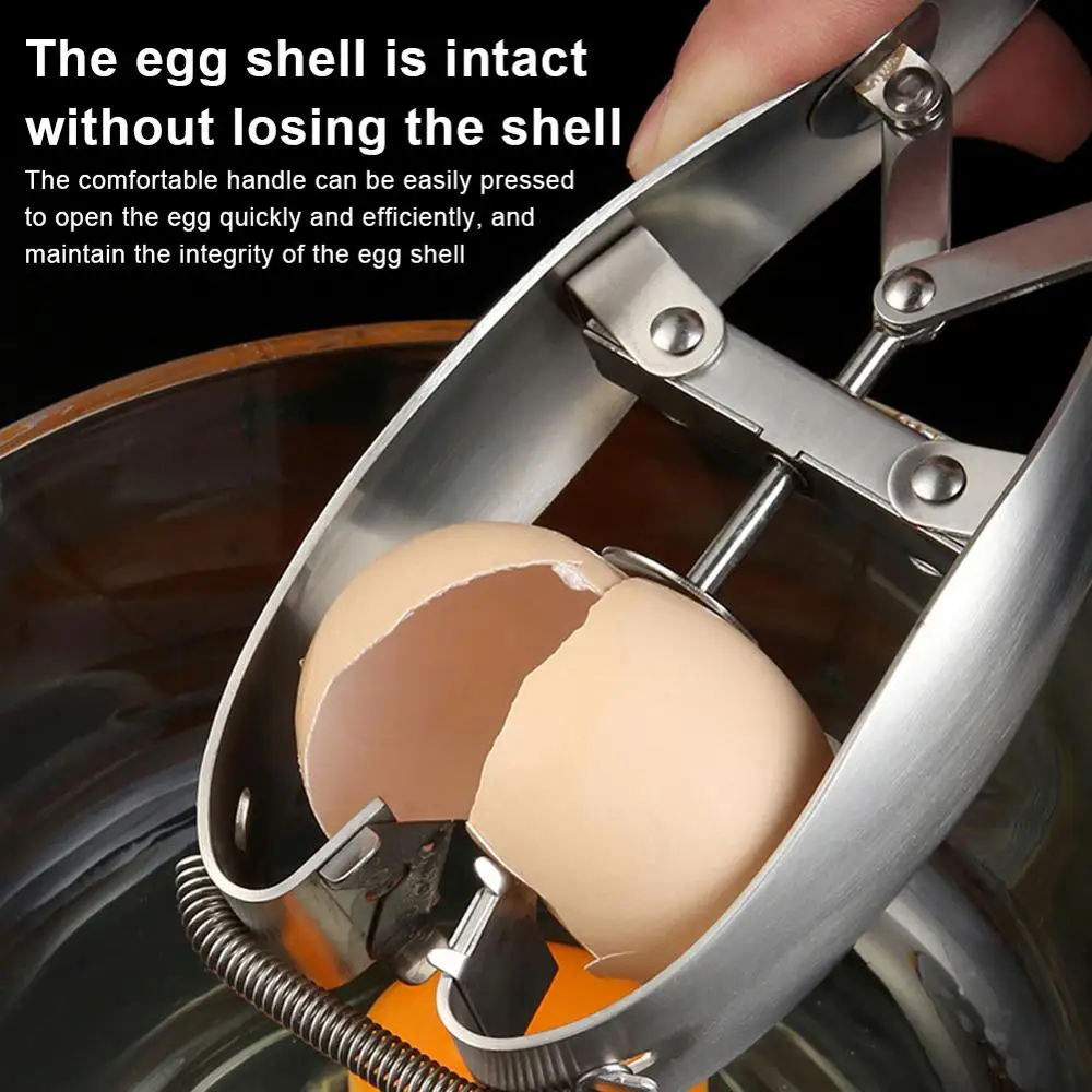 

304 Stainless Steel Egg Shell Opener Household Egg Peeling Eggshell Artifact Eggshell Opening Device 40P