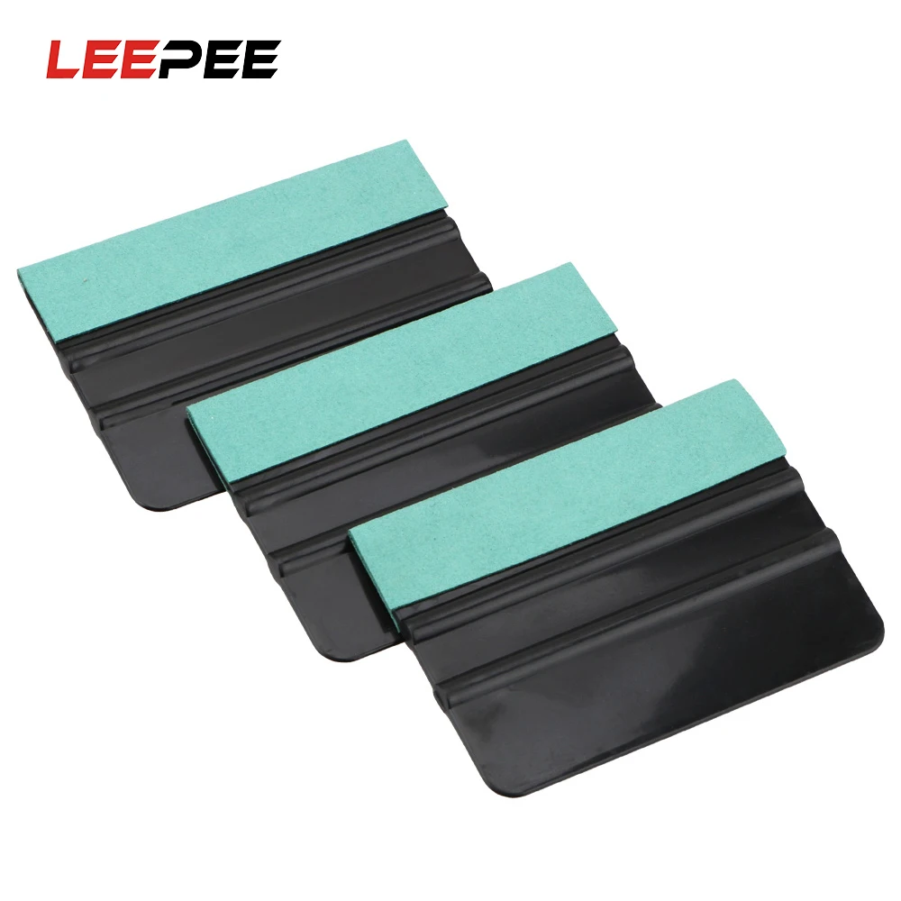 

FORAUTO 3pcs Suede Felt Wrapping Scraper Sticker Film Window Tint Tool Car Tools Carbon Fiber Vinyl Squeegee No Scratch