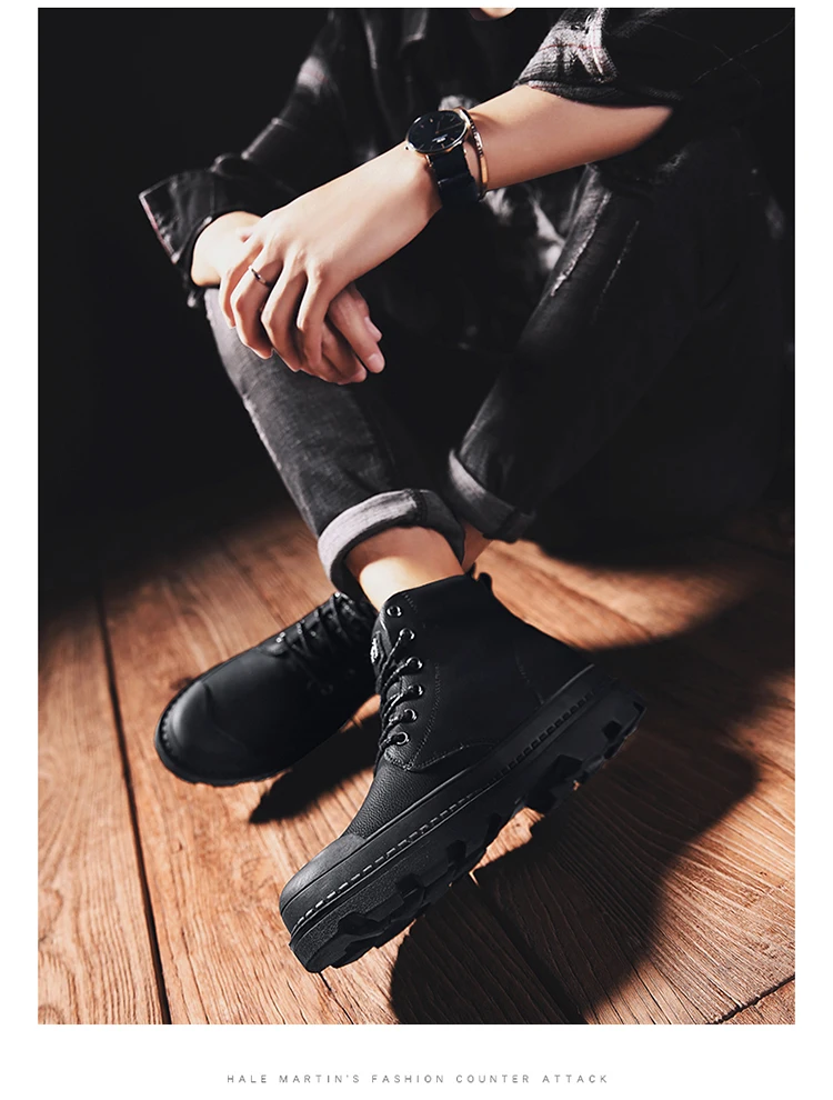 Bota Masculina Rushed Bont botas hombre Heren Laarzen Winter Warme зимние сапоги Mannen Werken Schoenen Schoeisel Mode резиновые