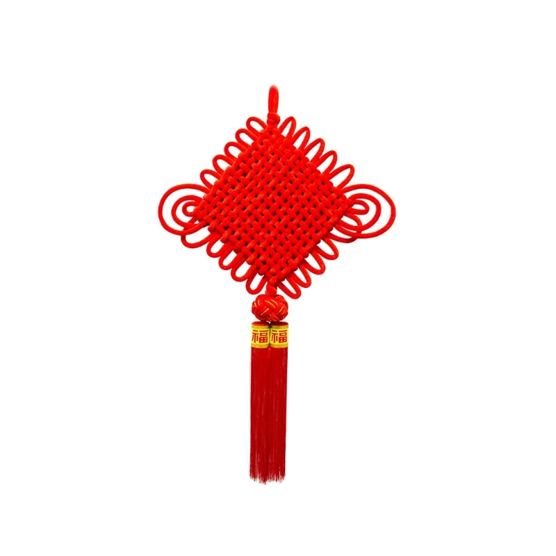 

Кисточка с китайским узлом K3NA, Новогоднее украшение, традиционный красный Восточный кулон на удачу, украшения для праздника Весны, лунного ...