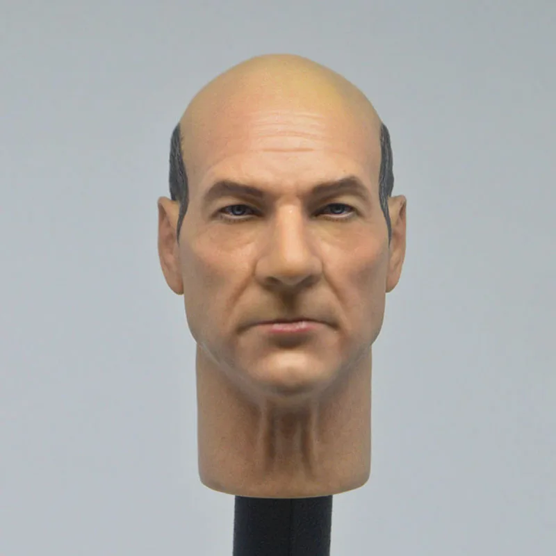 

1/6 X Old Professor Charles Head Carving PVC Male Head Sculpt Fit 12'' Man Soldier Action Figure Body