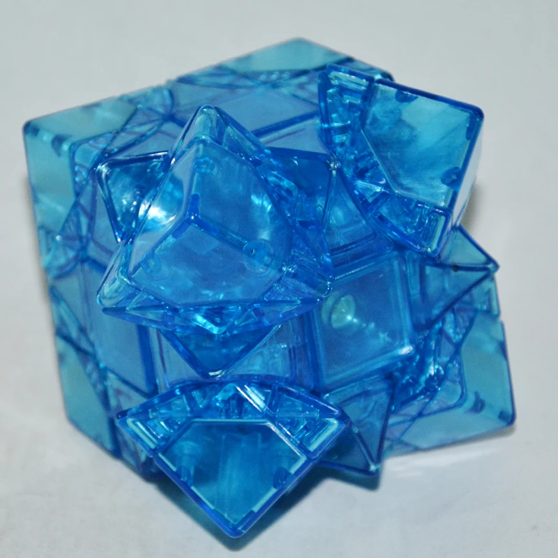 Fangshi Limcube Dreidel 3*3*3 куб (прозрачный синий ограниченный выпуск) для