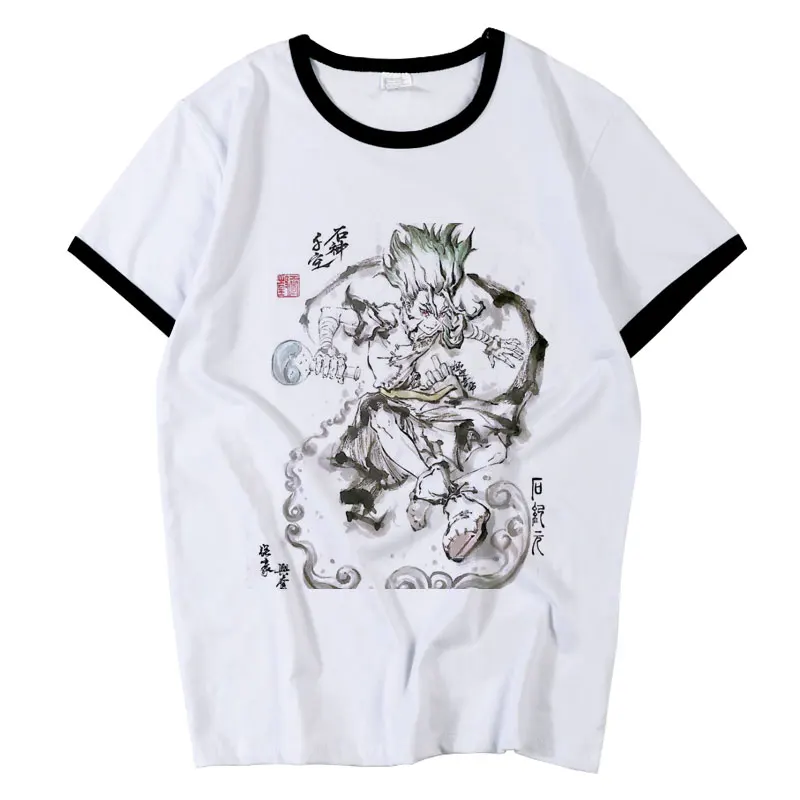 Новинка футболка для косплея Dr.STONE модная мужская и женская Ishigami Senku|Мужские