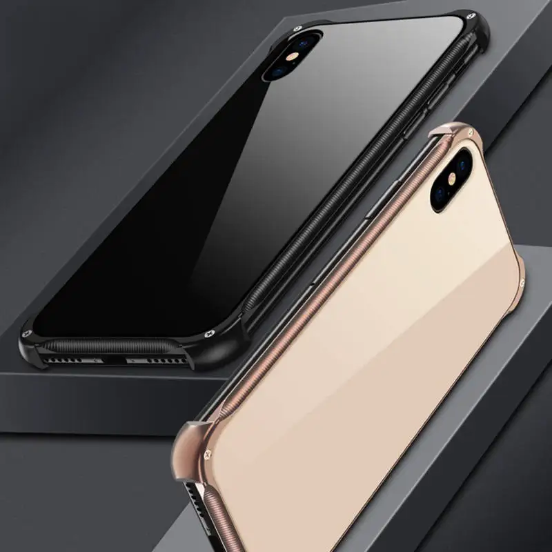 

2020 New Original Luxury Case for iPhone Xs Max Wood Back Cover Mobile Phone XR X Tempered Glass Funda Aluminum Frame Bumper