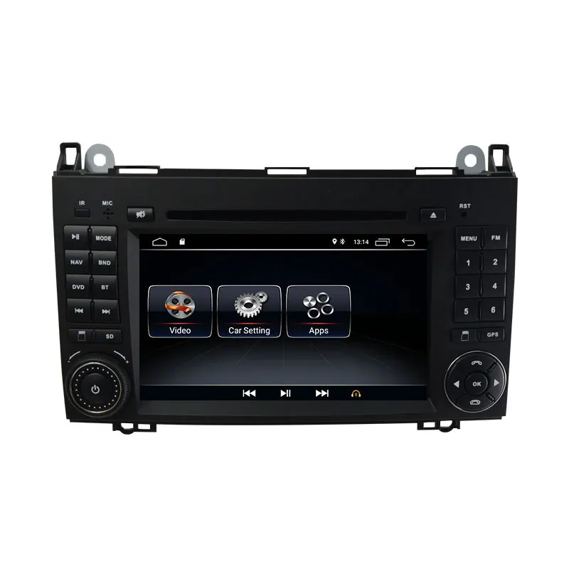 Android 9,0 Авторадио встроенный CarPlay для Mercedes Sprinter Benz B200 b-класс Viano Vito W639 W169 B170 W245 DVD gps навигация