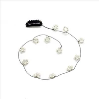 new girl hair extension rhinestone tool glitter braid hairpin bridal wedding hair accessories t1455