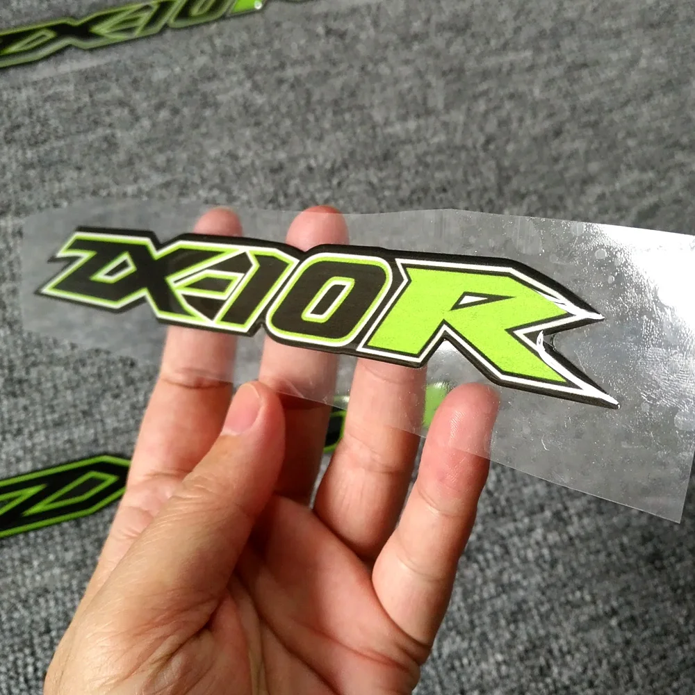 Emblem Badge Logo For Kawasaki Ninja ZX-10R ZX10R ZX 10R Tank Pad Fairing Upper Shell Gas Knee TankPad Stickers 2018 2019 2020 | Автомобили