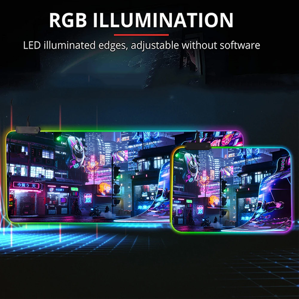 

Large RGB Mouse Pad xxl Gaming Mousepad LED Mause Pad Gamer Copy Mouse Carpet Big Mause Pad PC Desk Pad Mat with Backlit