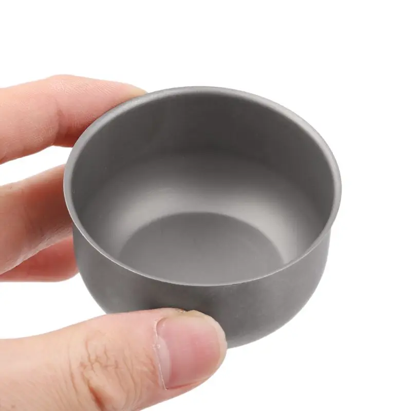 

11XF Outdoor Titanium Water Cup Camping Cooking Picnic Tableware Portable Tea Cup