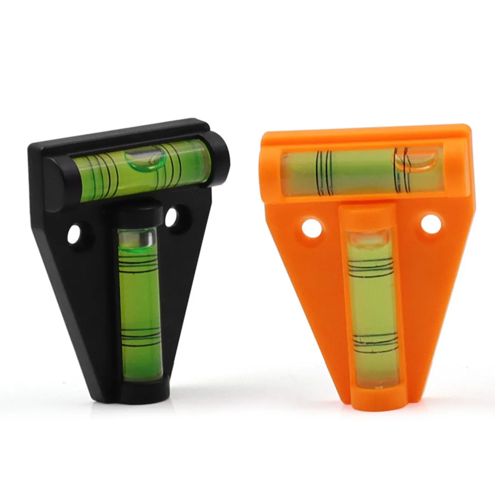 

1pcs Mini T-type Measurement Instrument Triangular Plastic Indicator Spirit Level Measuring Tools