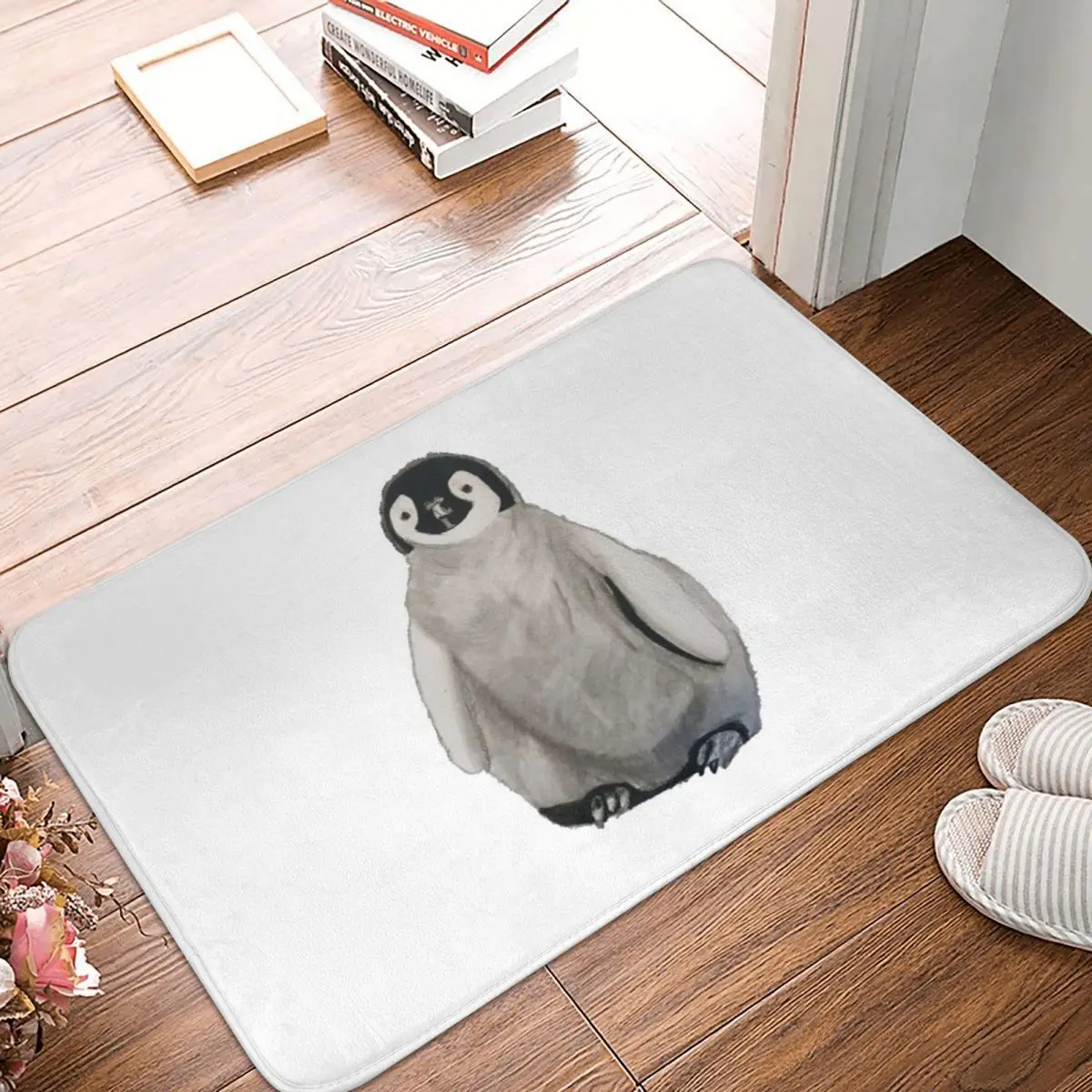 

Penguin Doormat Carpet Mat Rug Polyester Non-Slip Floor Decor Bath Bathroom Kitchen Balcony 40*60