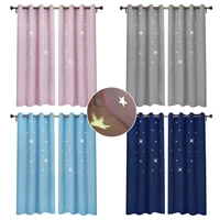 blackout curtains for bedroom overlay hollow out cut out stars curtains for living room kids bedroom curtain tieback for free