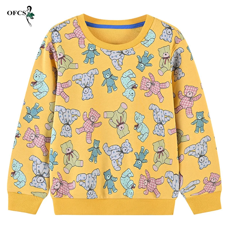 

New Baby Clothes Autumn Long Sleeve Cartoon Sweater Kids Boy Knitted Pullovers Sweatshirts Girl Casual Outwear Christmas T-shirt