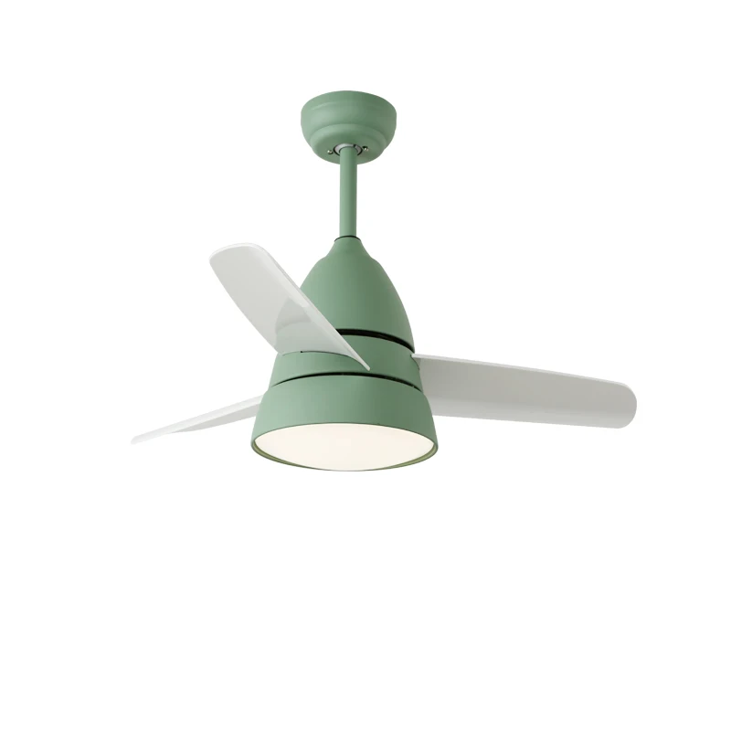 

Разноцветные Детские любимые светодиодные подвесные лампы-вентиляторы тихие лампы для гостиной столовой спальни с дистанционным управлен...