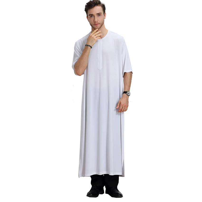 Мусульманская мусульманская одежда для мужчин арабский длинный халат Курта Тауб