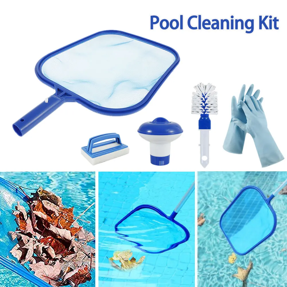 

Pool Vacuum Cleaning Kit Mini Vacuum Cleaner Pool Skimmer Pool Nets For Cleaning Floating Skimmer Pool Leaf Net Swimming Tools