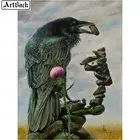 Новый 5d алмазная живопись насосная ворона слон портрет камни в форме ромба дрель наклейки Бриллиантовая мозаика; Резина Алмазная вышивка