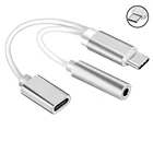 Переходник-Разветвитель USB Type-CAUX 3,5 мм, 2 в 1, кабель для зарядки # T2