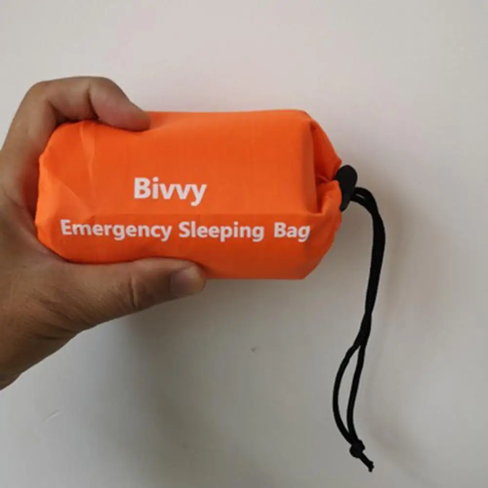 Алюминиевый спальный мешок с 26 микрон изоляционной пленкой кемпинг | Спорт и