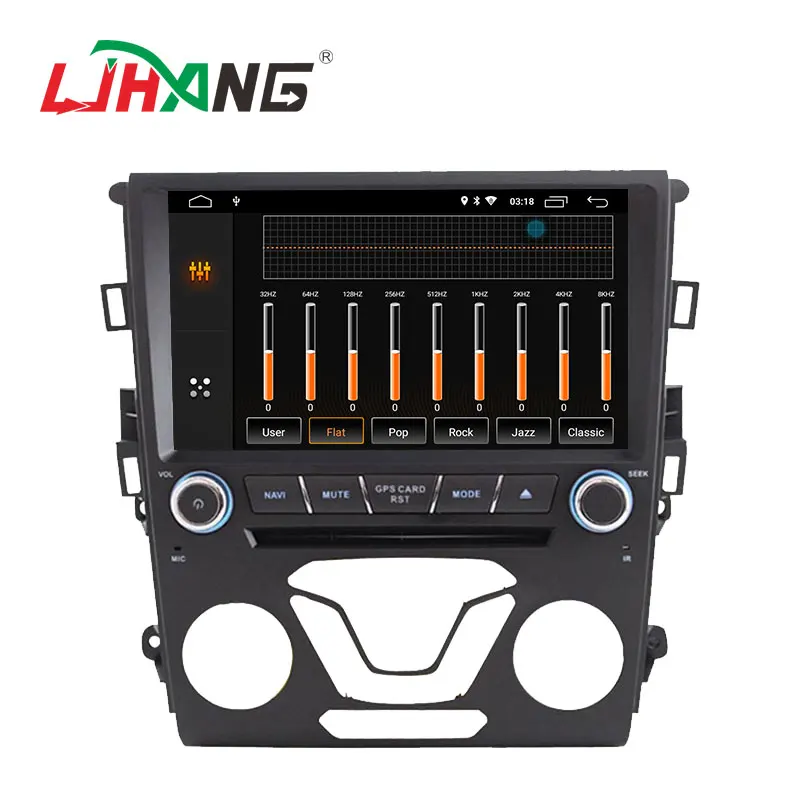 Автомобильный DVD мультимедийный плеер LJHANG Android 10 для Ford Mondeo Fusion 2012 2013 2014 WIFI GPS 2 Din