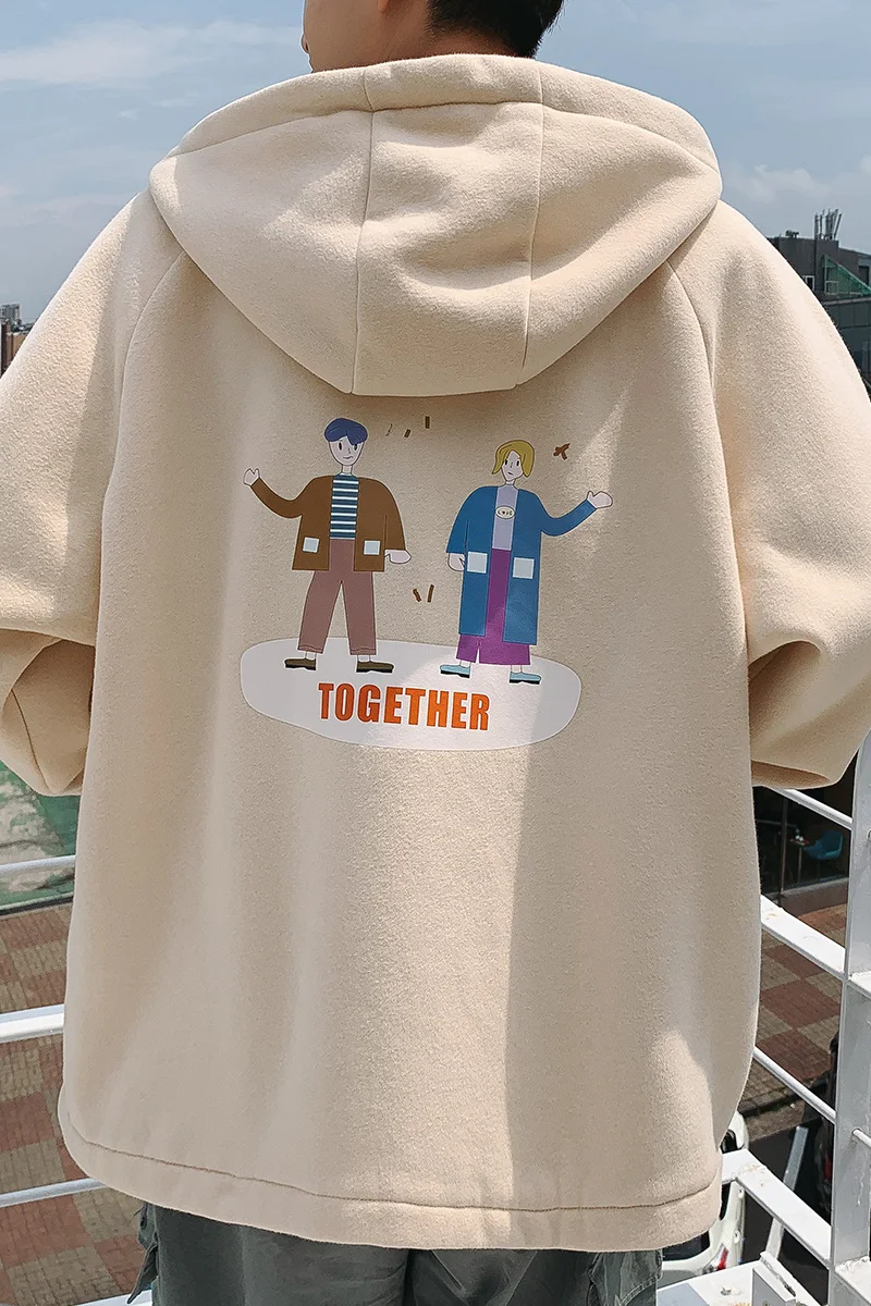 

2020 New Autumn Fashion Men Hoodies Anime Hoodies Thick Zip Up Men Hoodies Oversized Hoodie Harajuku Vintage Men Hoodies