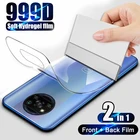 Гидрогелевая пленка 999D для Poco M3 F1 F3 X3 Pro, Защита экрана для Xiaomi Redmi Note 10, 9S, 9, 8, 7 Pro, 9A, 8A, Mi Note 10 Lite, 9T Pro